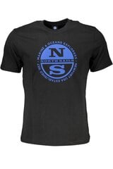 T-krekls vīriešiem North Sails 902832000, melns cena un informācija | Vīriešu T-krekli | 220.lv