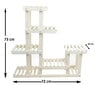 Ziedu statīvs KW1W, 73 cm cena un informācija | Ziedu statīvi, puķu podu turētāji | 220.lv