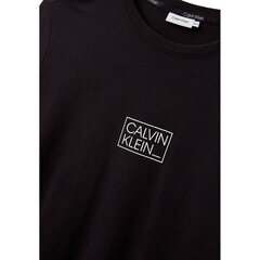 Calvin Klein T-krekls vīriešiem 8719854483366, melns цена и информация | Мужские футболки | 220.lv