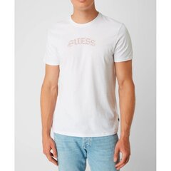 Guess T-krekls vīriešiem 7621826980234, balts цена и информация | Мужские футболки | 220.lv