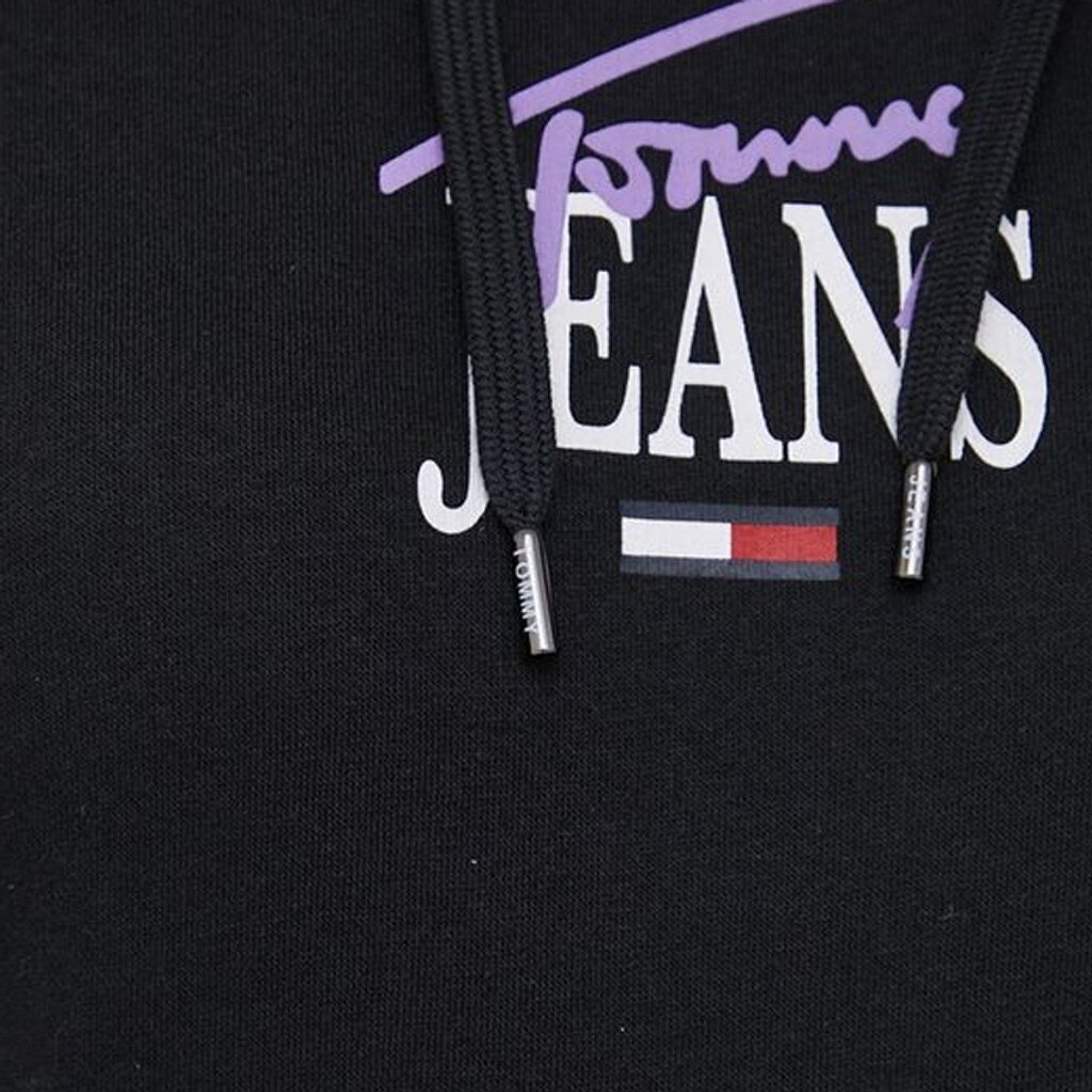 Tommy Jeans džemperis sievietēm, melns cena un informācija | Jakas sievietēm | 220.lv