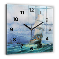 Sienas pulkstenis Ūdens Uz Ūdens, 30x30 cm cena un informācija | Pulksteņi | 220.lv
