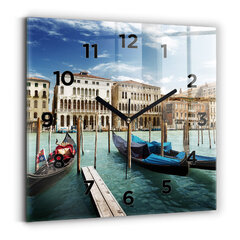 Sienas pulkstenis Venēcija Itālija, 30x30 cm cena un informācija | Pulksteņi | 220.lv