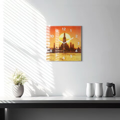 Sienas pulkstenis Wat Arun Bangkok Taizeme, 30x30 cm цена и информация | Часы | 220.lv