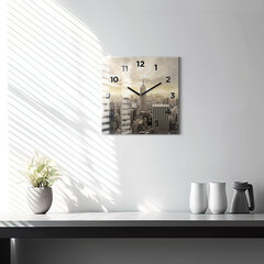 Sienas pulkstenis Tornis Ņujorkā, 30x30 cm цена и информация | Часы | 220.lv