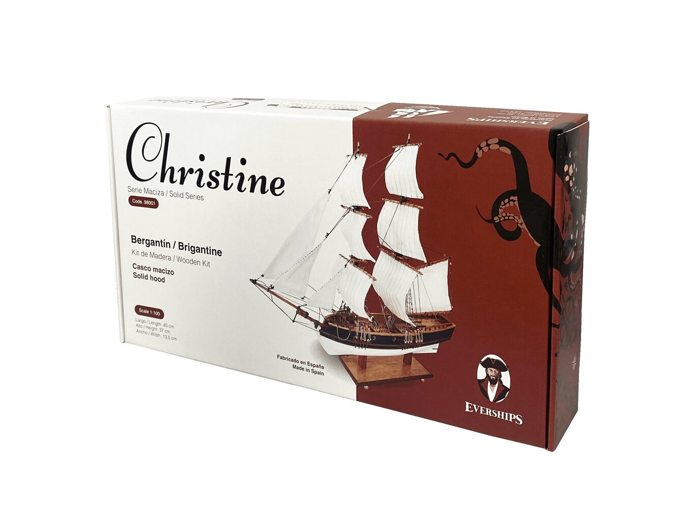 Koka modeļu komplekts Everships - Christine, 1/100, 9.8001 cena un informācija | Konstruktori | 220.lv