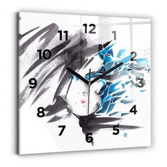 Sienas pulkstenis Sievietes Sejas Abstrakcija, 30x30 cm cena un informācija | Pulksteņi | 220.lv