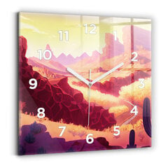 Sienas pulkstenis Tuksnesis Arizonā, 30x30 cm цена и информация | Часы | 220.lv
