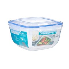 Hermētiska pusdienu kastīte kvadrāta 2,4 L 20 x 11 x 20 cm (12 gb.) cena un informācija | Trauki pārtikas uzglabāšanai | 220.lv