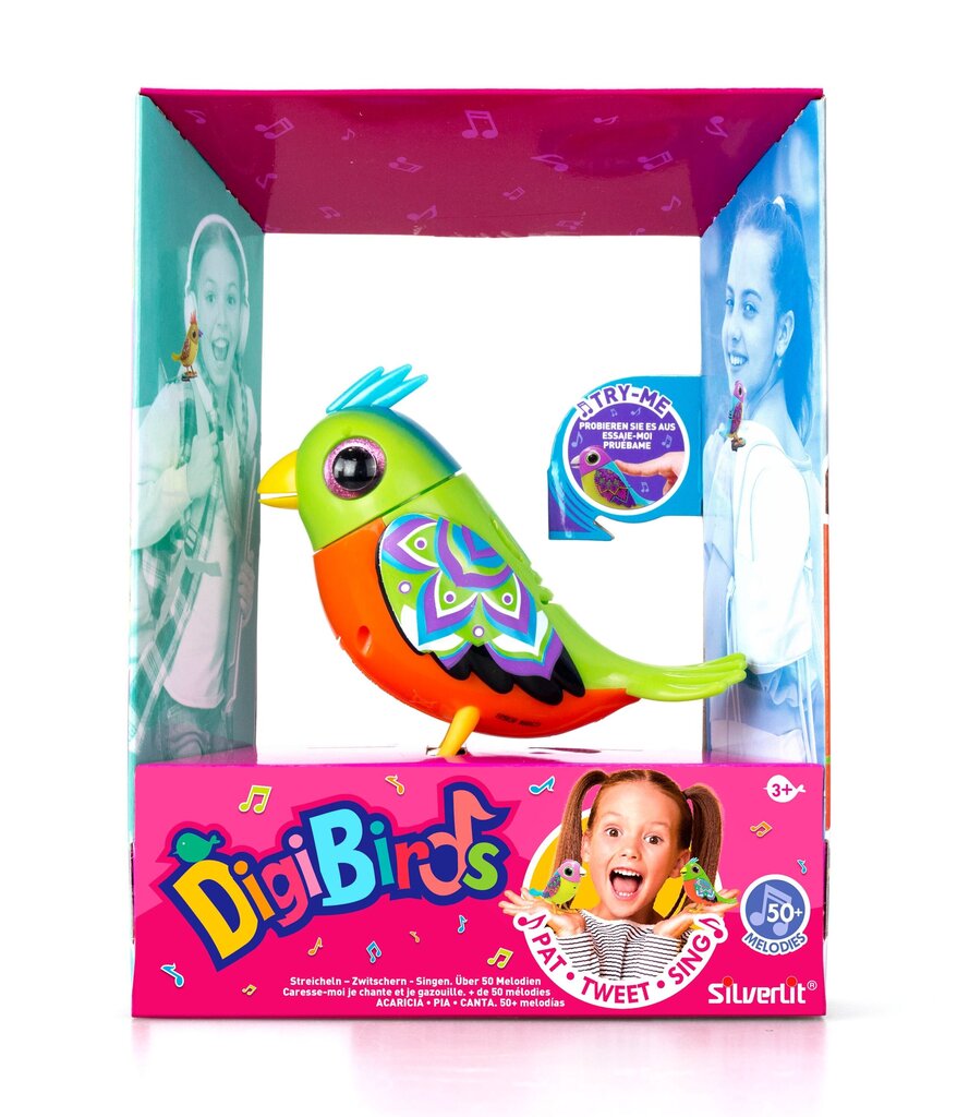 Interaktīvais putns Silverlit Digibirds цена и информация | Rotaļlietas meitenēm | 220.lv
