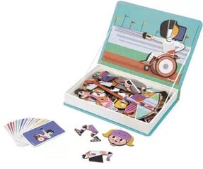 Magnētiskā puzle Sports Janod, 64 d. цена и информация | Развивающие игрушки | 220.lv