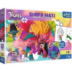 Puzle Trefl Trolls Super Maxi, 24 d. цена и информация | Пазлы | 220.lv