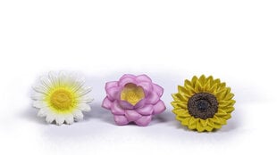Peldošo ziedu komplekts Green Rubber Toys, 3 gab. cena un informācija | Rotaļlietas zīdaiņiem | 220.lv