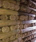 Bambusa nūjas, 45 cm x 8/10 mm, 25 gab. cena un informācija | Ziedu statīvi, puķu podu turētāji | 220.lv