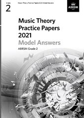 Music Theory Practice Papers Model Answers 2021, ABRSM Grade 2 cena un informācija | Mākslas grāmatas | 220.lv