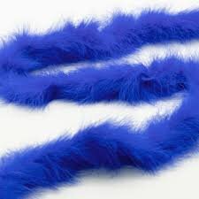 Marabu spalvas 180 cm zilas cena un informācija | Karnevāla kostīmi, maskas un parūkas | 220.lv