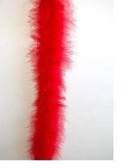 Marabu spalvas 180 cm sarkanas cena un informācija | Karnevāla kostīmi, maskas un parūkas | 220.lv