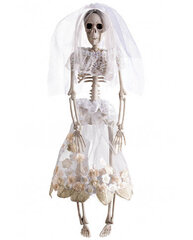 Piekārts skelets "Līgava" 40 cm cena un informācija | Svētku dekorācijas | 220.lv