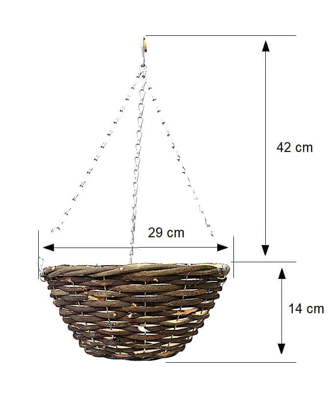 Piekaramais ziedu grozs 195-110, 14 cm цена и информация | Puķu podi | 220.lv