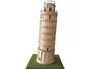 CUIT - Комплект cборная керамическая модель здания - Пизанская башня (Pisa, Italy) 1/165, 3.653 цена и информация | Конструкторы и кубики | 220.lv