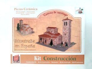 Keramikas ēku modeļu komplekts Cuit, Santa Maria de Lebeńa baznīca, Navarra, Spain, 1/87, 3.626 cena un informācija | Konstruktori | 220.lv