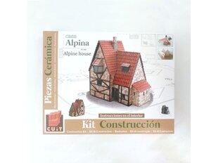 CUIT - Комплект cборная керамическая модель здания - Альпийский дом, 1/50, 3.607 цена и информация | Kонструкторы | 220.lv