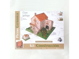 CUIT - Комплект cборная керамическая модель здания - Сельский дом, 1/87, 3.510 цена и информация | Конструкторы и кубики | 220.lv