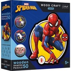 Koka puzle Zirnekļcilvēks Trefl, 50 d. cena un informācija | Puzles, 3D puzles | 220.lv
