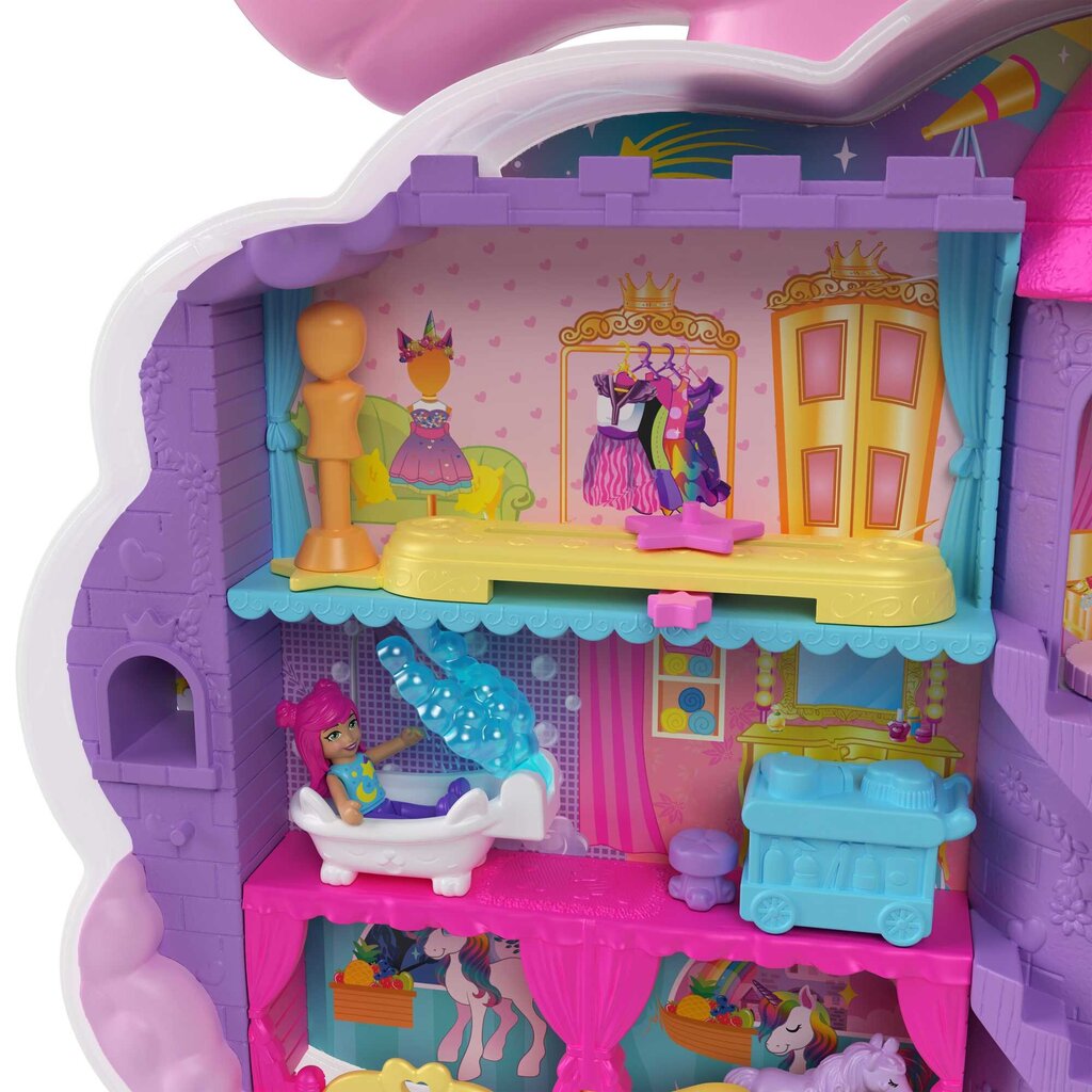 Vienradzis Playset Polly Pocket Fantasy цена и информация | Rotaļlietas meitenēm | 220.lv