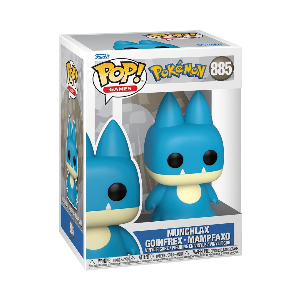 Vinila figūra Funko POP!: Pokemon - Munchlax цена и информация | Datorspēļu suvenīri | 220.lv