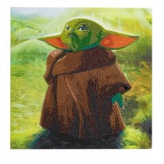 Dimantu mozaīka Crystal Art Star Wars Grogu, 30x30 cm cena un informācija | Dimantu mozaīkas | 220.lv