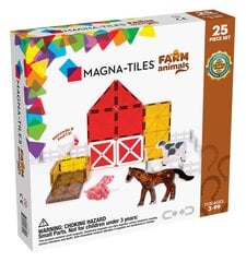 Магнитный конструктор MAGNA-TILES Животные на ферме, 25 деталей цена и информация | Kонструкторы | 220.lv