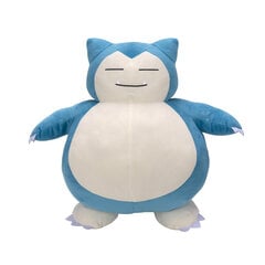 Plīša rotaļlieta Pokemon Snorlax, 60 cm cena un informācija | Mīkstās (plīša) rotaļlietas | 220.lv