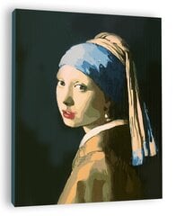 Картина по номерам Winder Arts "Девушка с жемчужиной", 40x50см цена и информация | Живопись по номерам | 220.lv