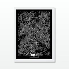 Reprodukcija Rome Map cena un informācija | Gleznas | 220.lv