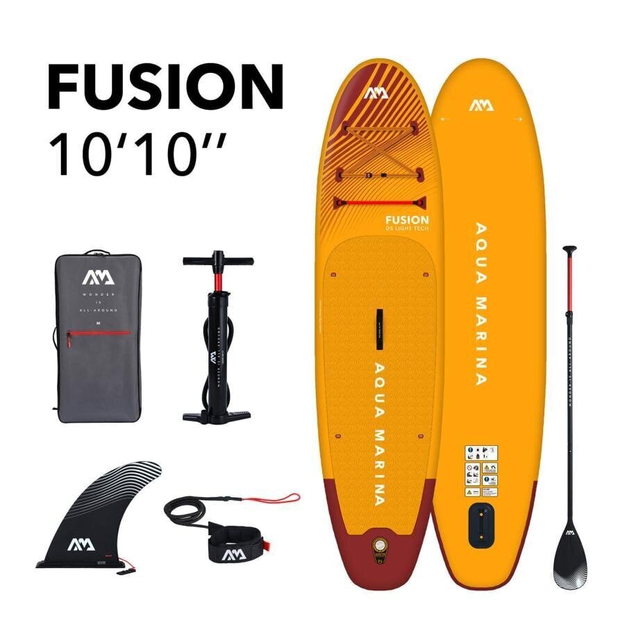 Piepūšams SUP dēlis Aqua Marina Fusion 330cm cena un informācija | SUP dēļi, sērfa dēļi un piederumi | 220.lv