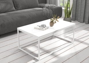 Товар с повреждением. Журнальный столик ADRK Furniture Narisa 100x60 см, белый цвет цена и информация | Товары с повреждениями | 220.lv