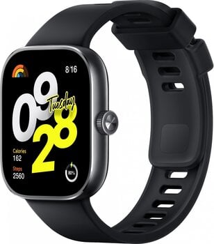 Xiaomi Redmi Watch 4 Obsidian Black цена и информация | Смарт-часы (smartwatch) | 220.lv