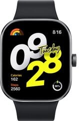Xiaomi Redmi Watch 4 Obsidian Black BHR7854GL cena un informācija | Viedpulksteņi (smartwatch) | 220.lv