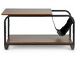 Kafijas galdiņš ModernHome YLT-1502-02P, brūns/melns cena un informācija | Žurnālgaldiņi | 220.lv