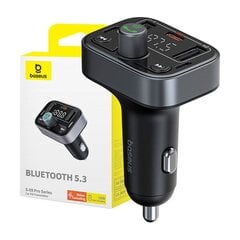 FM Transmitter Baseus S-09 Pro, Bluetooth (black) цена и информация | FM Модуляторы | 220.lv