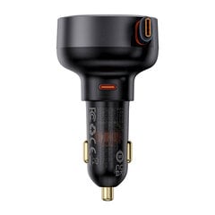 Car Charger Baseus Enjoyment Pro with cable USB-C, 60W (Black) цена и информация | Зарядные устройства для телефонов | 220.lv