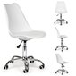 Biroja krēsls ModernHome PC-009, balts cena un informācija | Biroja krēsli | 220.lv