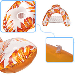 Надувное водное кресло, оранжевое цена и информация | Надувные матрасы и мебель | 220.lv