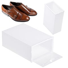 Коробка для хранения обуви, 32 x 21 x 12.5 см цена и информация | Полки для обуви, банкетки | 220.lv