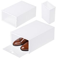 Коробка для хранения обуви, 32 x 21 x 12.5 см цена и информация | Полки для обуви, банкетки | 220.lv