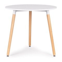 Koka galds, 80 cm. cena un informācija | Virtuves galdi, ēdamgaldi | 220.lv