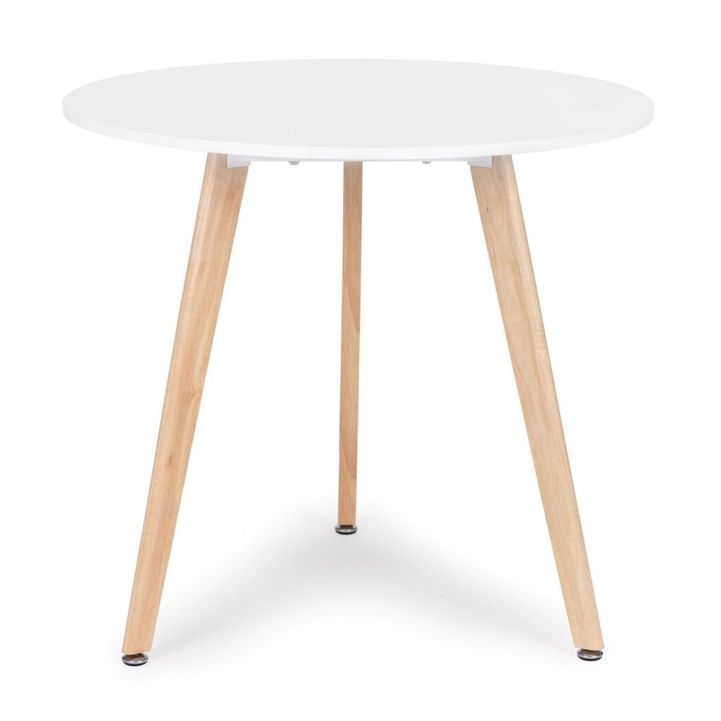 Moderns koka galds, 80 cm. цена и информация | Virtuves galdi, ēdamgaldi | 220.lv