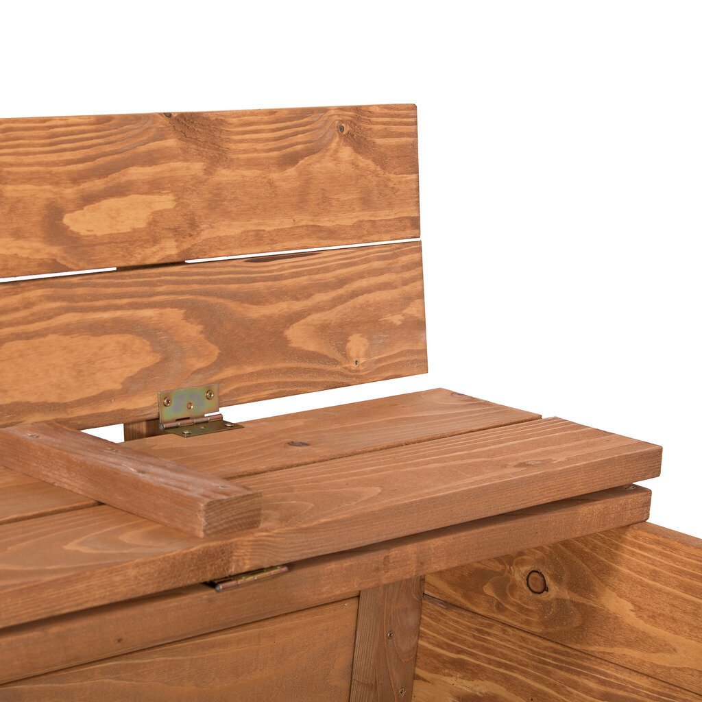 Koka smilšu kaste Impregnēta, 120 cm. x 120 cm cena un informācija | Smilšu kastes, smiltis | 220.lv
