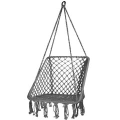 Садовое кресло со спинкой, светло-серый цена и информация | Cадовые качели-кровать | 220.lv